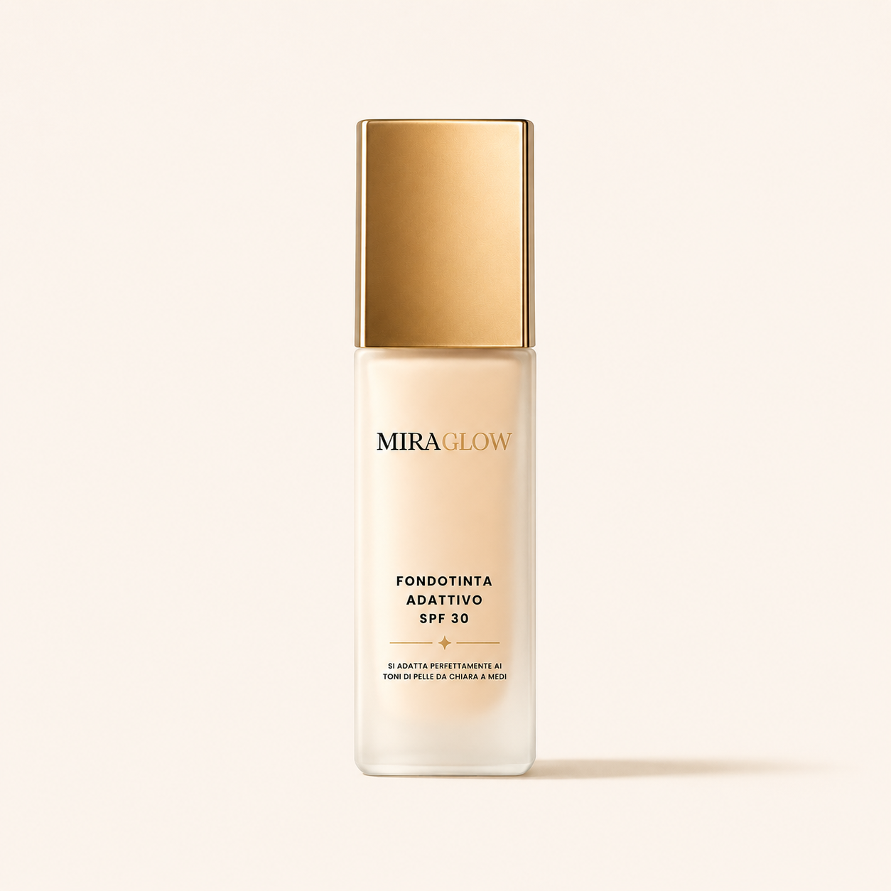 MIRAGLOW™ Fondotinta Adattivo SPF 30 | Effetto Seconda Pelle & Luminosità Naturale