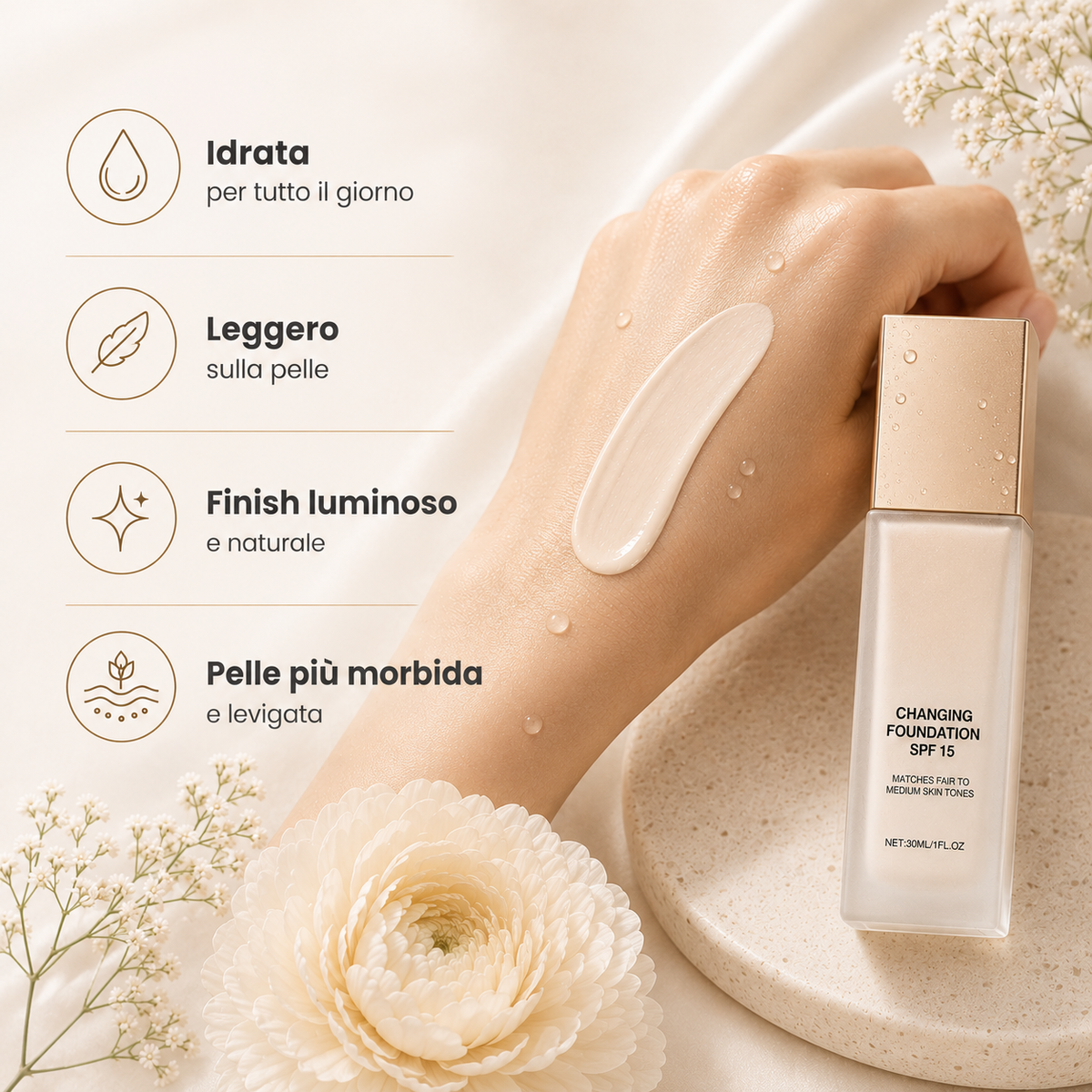 Fondotinta Adattivo™ SPF 15 | MesNova